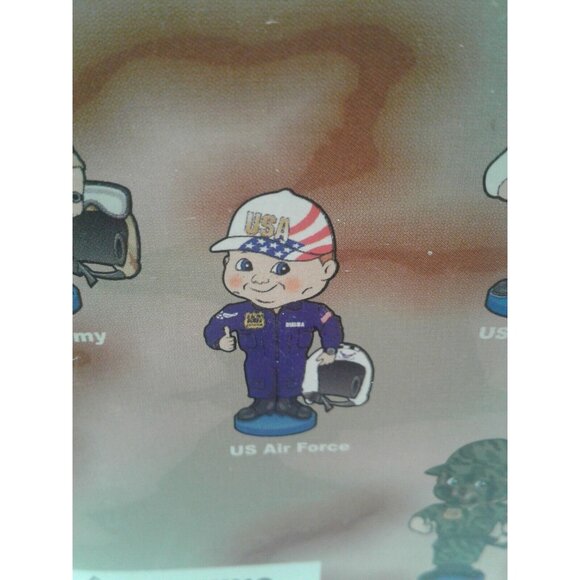 USA US Air Force Bobblehead Motorworks Racin Bubbas Squadron NEW - Picture 7 of 7